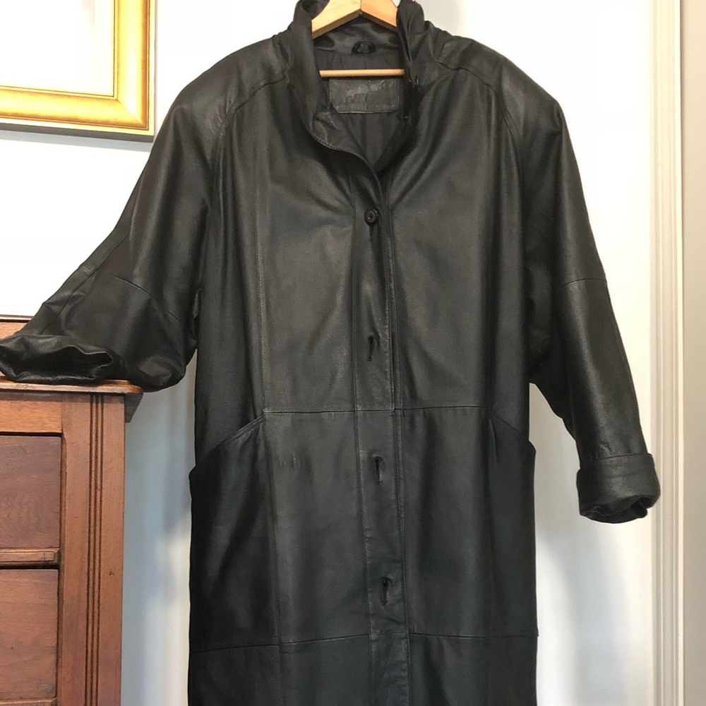 Vintage Women’s Jacqueline Ferrar Leather Coat